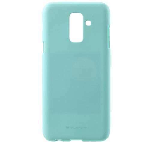 Луксозен силиконов калъф / гръб / TPU Mercury GOOSPERY Soft Jelly Case за Samsung A6 Plus 2018 - мента