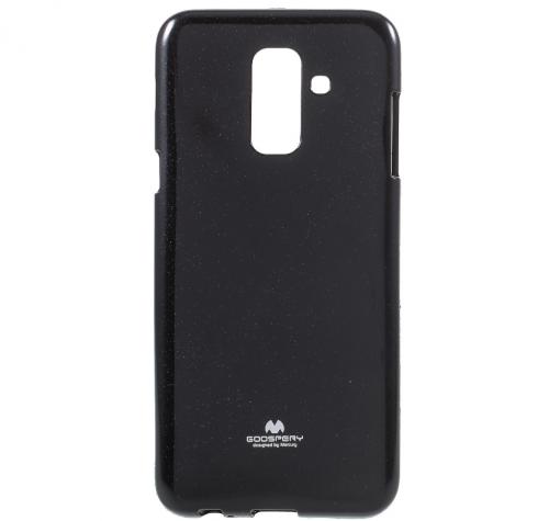 Луксозен силиконов калъф / гръб / TPU Mercury GOOSPERY Jelly Case за Samsung A6 Plus 2018 - черен