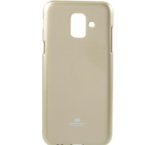 Луксозен силиконов калъф / гръб / TPU Mercury GOOSPERY Jelly Case за Samsung A6 2018 - златист