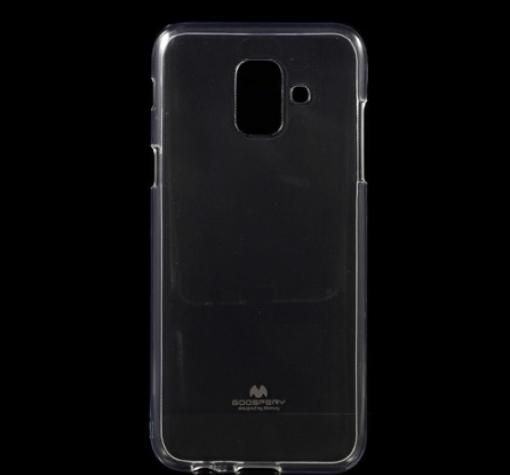 Луксозен силиконов калъф / гръб / TPU Mercury GOOSPERY Jelly Case за Samsung A6 2018 - прозрачен