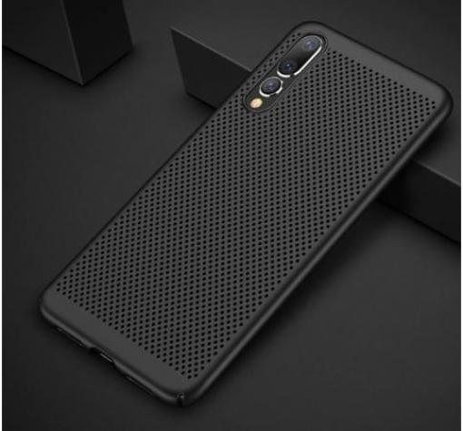 Луксозен твърд гръб за Samsung A50 / A50S / A30S - черен / Grid