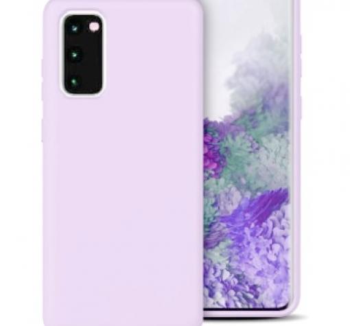 Луксозен силиконов калъф / гръб / Nano TPU кейс за Samsung A72 5G - светло лилав
