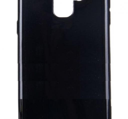 Луксозен силиконов калъф / гръб / TPU Roar LA-LA Glaze Series за Samsung S9 Plus G965 - черен / брокат