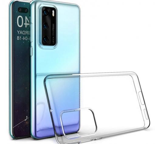 Силиконов калъф / гръб / TPU NORDIC Jelly Case за Huawei P40 - прозрачен
