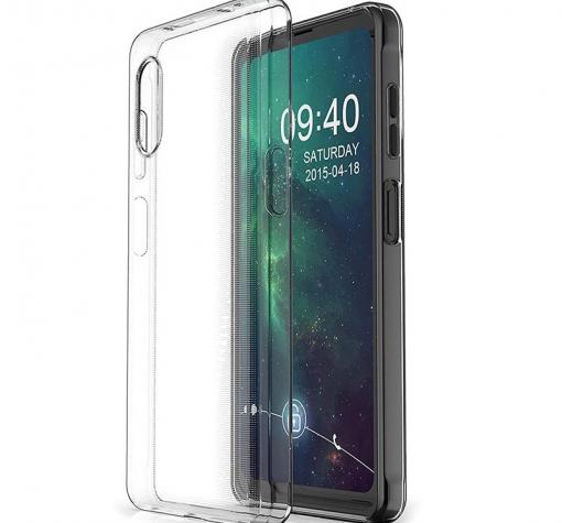 Силиконов калъф / гръб / TPU за Samsung Xcover Pro - прозрачен