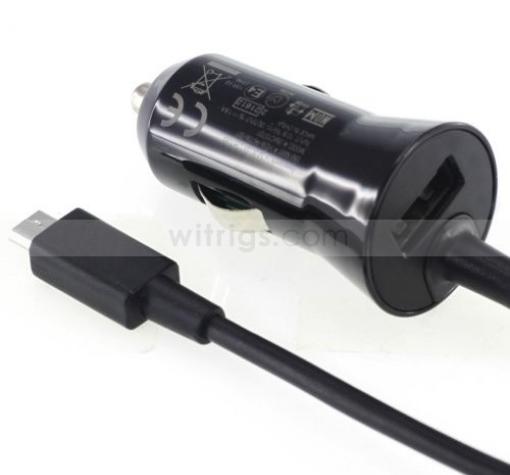 Универсално микро USB зарядно за кола 12V с USB порт
