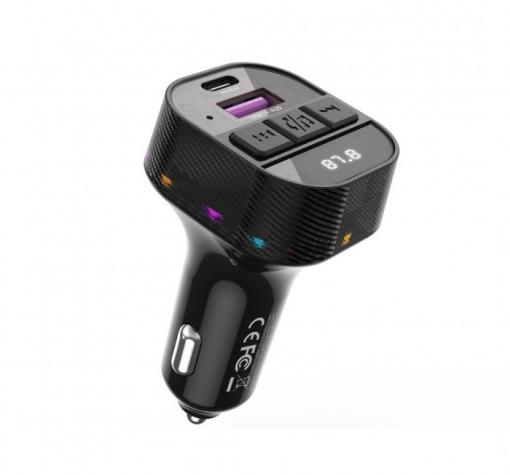FM Трансмитер за кола XO BCC17 Bluetooth MP3 car charger 30W