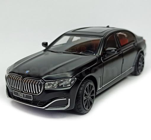 Метална кола с отварящи се врати капаци светлини и звуци BMW 760 XDrive 1:24