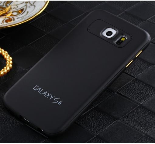 Твърд гръб Magic Skin за Samsung S6 Edge G925 - черен