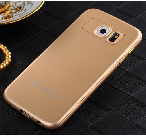 Твърд гръб Magic Skin за Samsung S6 Edge G925 - златист