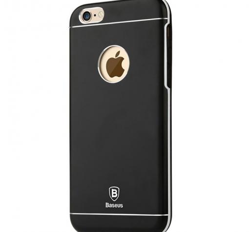 Луксозен твърд гръб Baseus Design за Apple iPhone 6 / iPhone 6S - черен
