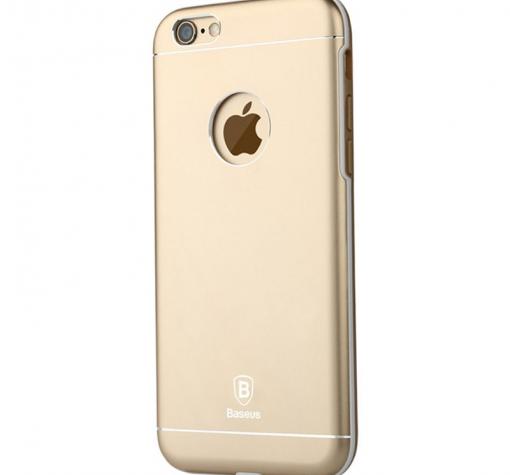 Луксозен твърд гръб Baseus Design за Apple iPhone 6 / iPhone 6S - златен