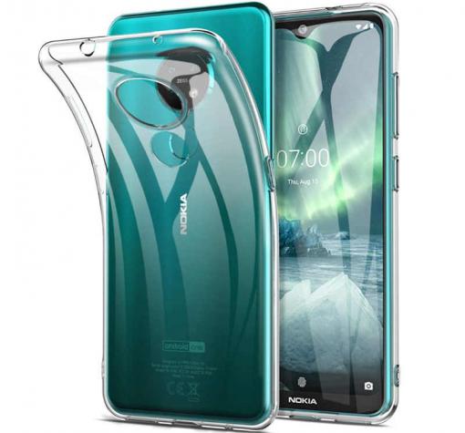 Ултра тънък силиконов калъф / гръб / TPU Ultra Thin за Nokia 6.2 - прозрачен