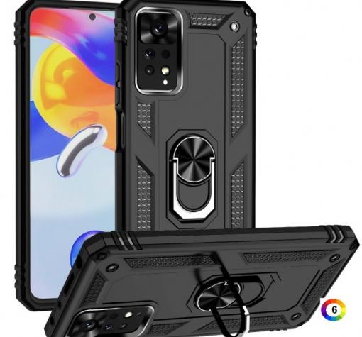 Силиконов гръб Spigen кейс със стойка и магнитно захващане за Samsung A53 5G – черен