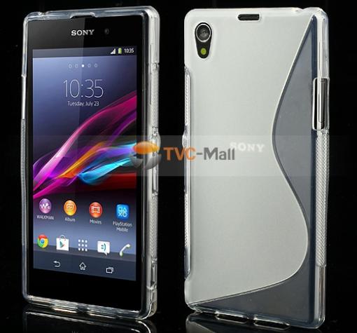 Силиконов калъф / гръб / TPU S-Line за Sony Xperia Z1 L39h - прозрачен