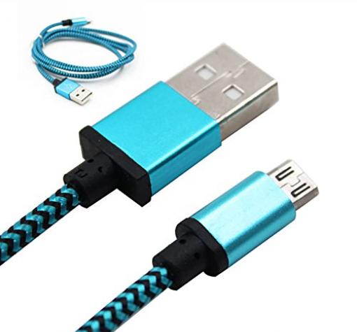 Оригинален Micro USB кабел LDNIO LS30 за Samsung, LG, HTC, Lenovo и други - син / 3 метра