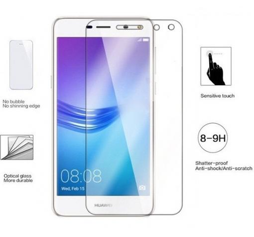Удароустойчив скрийн протектор / Screen Protector / за дисплей на Huawei Y6 / Y5 2017
