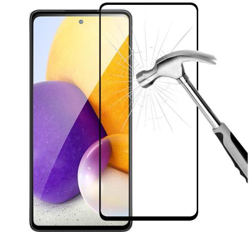 9D full cover Tempered glass Full Glue screen protector Samsung Note 10 Lite / A81 / Извит стъклен скрийн протектор с лепило от вътрешната страна за Samsung Note 10 Lite / A81 - черен