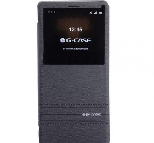 Луксозен кожен калъф Flip тефтер G-Case Exquisite Series за Samsung Note 9 - черен