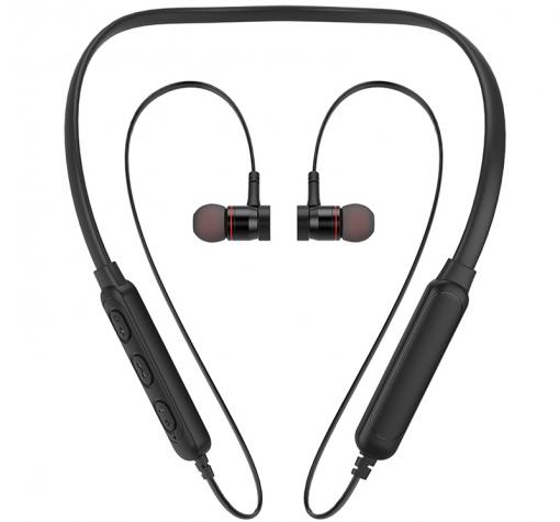 Стерео Bluetooth / Wireless Neckband слушалки AWEI G10BL /sport/ - черни