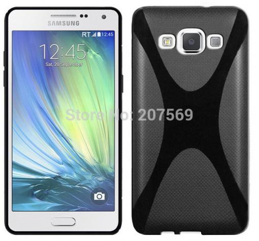 Силиконов калъф / гръб / ТПУ X Line за Samsung J7 - черен