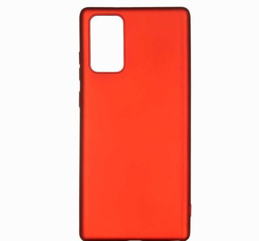 Силиконов калъф / гръб / TPU за Samsung A31 - червен / мат
