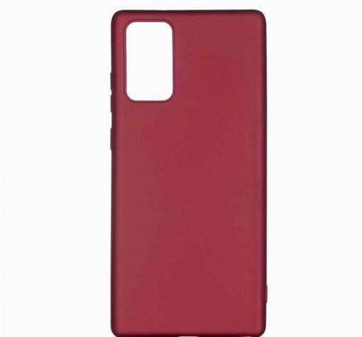Силиконов калъф / гръб / TPU за Huawei P Smart 2021 - бордо / мат