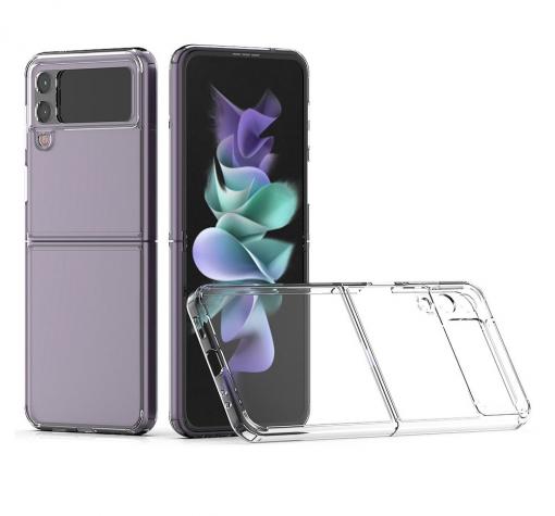 Твърд гръб за Samsung Z Flip3 5G - прозрачен