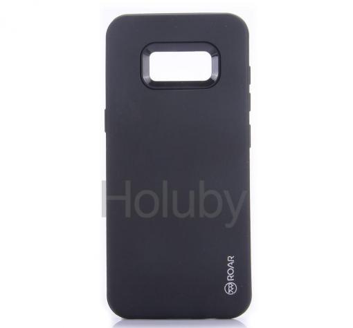 Луксозен силиконов калъф / гръб / TPU Roar Mil Grade Hybrid Case за Samsung S8 G950 - черен