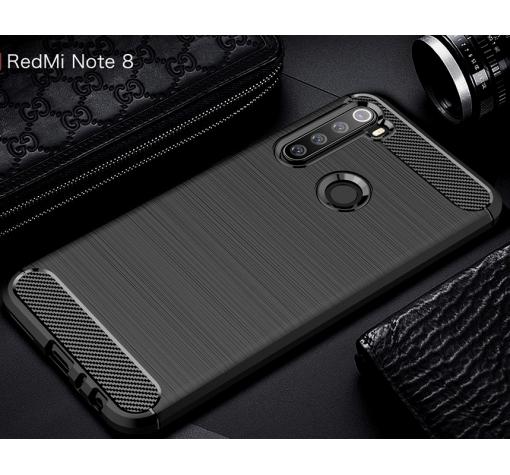 Силиконов калъф / гръб / TPU за Auto Focus за Xiaomi Redmi Note 8T - черен / carbon