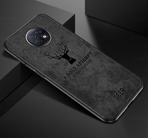 Луксозен гръб Deer за Xiaomi Redmi Note 9T 5G - черен