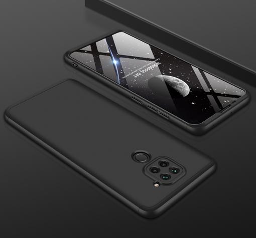 Твърд гръб Magic Skin 360° FULL за Xiaomi Redmi Note 9 - черен