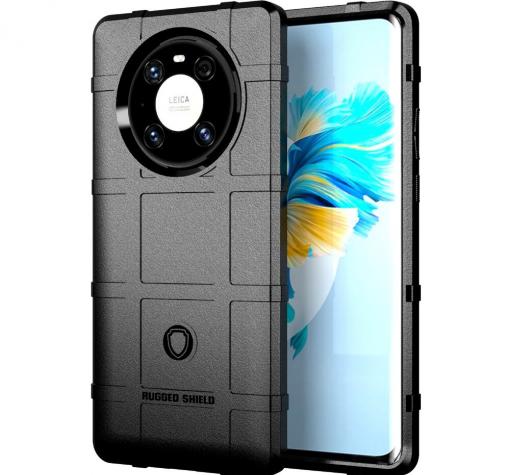 Удароустойчив калъф / гръб / Rugged Shield TPU Case за Huawei Mate 40 Pro - черен
