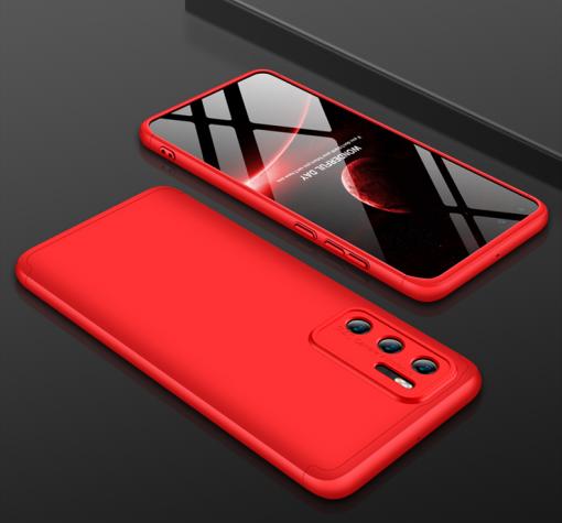 Твърд гръб Magic Skin 360° FULL за Huawei P40 - червен