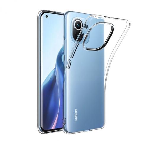 Силиконов калъф / гръб / TPU за Xiaomi Mi 11 Pro - прозрачен
