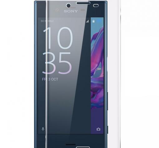 Удароустойчив извит скрийн протектор / 3D full cover Screen Protector за дисплей на Sony Xperia X Compact F5321 / X Mini