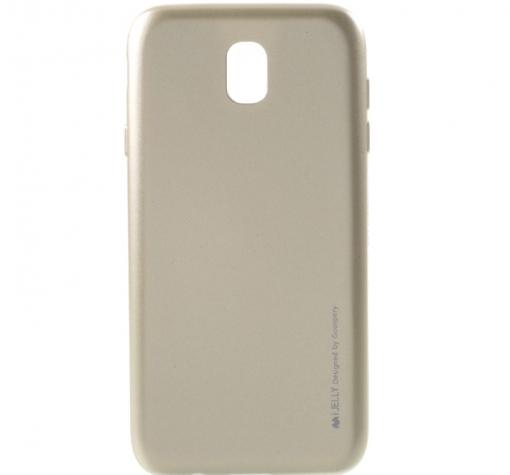 Силиконов калъф / гръб / TPU MERCURY i-Jelly Case Metallic Finish за Samsung J5 2017 J530 - златен