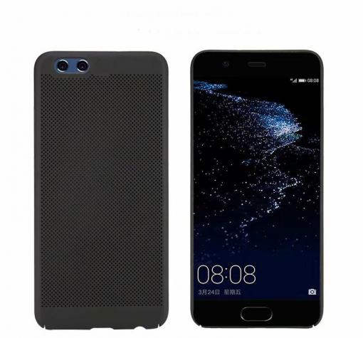 Луксозен твърд гръб за Huawei Y5 2018 - черен / Grid