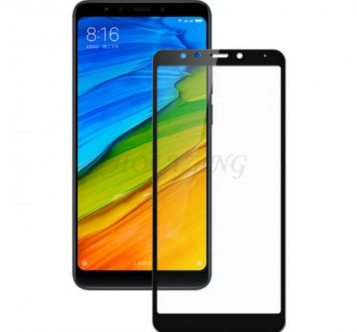 5D full cover Tempered glass Full Glue screen protector Xiaomi Redmi 5 / Извит стъклен скрийн протектор с лепило от вътрешната страна за Xiaomi Redmi 5 - черен