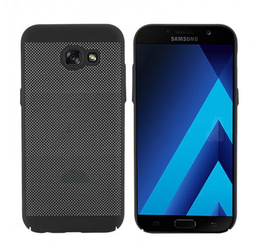 Твърд гръб за Samsung A5 2017 A520 - черен / Grid