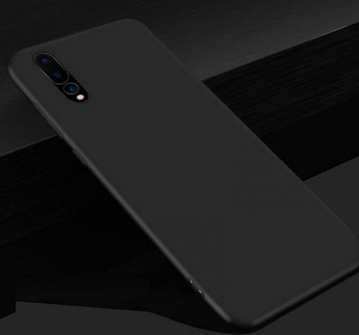 Силиконов калъф / гръб / TPU за Huawei P20 Pro - черен / мат