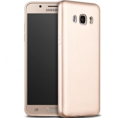 Оригинален силиконов калъф / гръб / TPU X-level Guardian Series за Samsung J5 2016 J510 - златист
