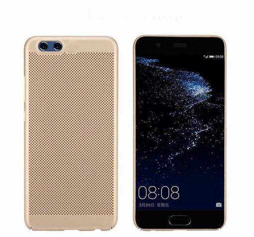 Луксозен твърд гръб за Huawei Y5 2018 - златист / Grid