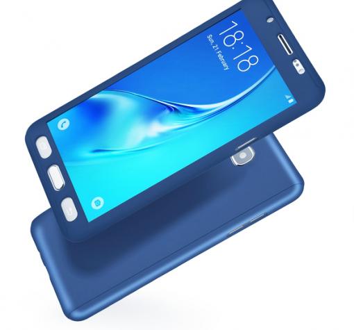 Твърд гръб Magic Skin 360° FULL за Samsung J3 2017 J330 - син