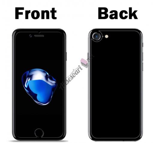 Удароустойчив извит скрийн протектор 360° / 3D Full Cover / за Apple iPhone 6 / iPhone 6S - прозрачен / лице и гръб