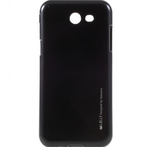 Силиконов калъф / гръб / TPU MERCURY i-Jelly Case Metallic Finish за Samsung J3 2017 J330 - черен