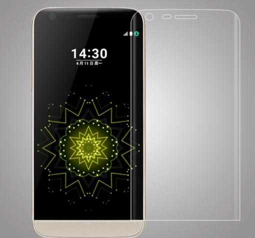 Удароустойчив извит скрийн протектор 360° / 3D Full Cover / за LG G5 - прозрачен / лице и гръб