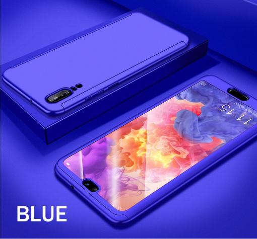 Твърд гръб Magic Skin 360° FULL за Huawei P20 - син