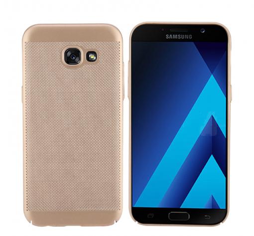 Твърд гръб за Samsung A5 2017 A520 - златист / Grid