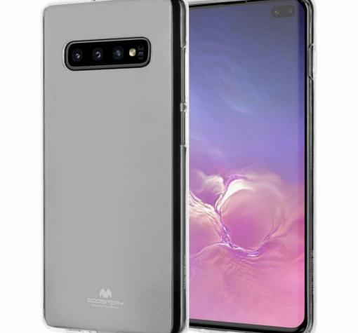 Силиконов калъф / гръб / TPU MOLAN CANO Jelly Case за Samsung S10 - прозрачен / брокат